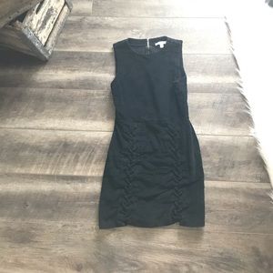 She and Sky black corduroy dress